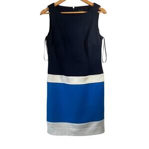 Laundry Shelli Segal Cobalt Dress 60s Mod Squad Vintage Alt Secondhand Rebel  8